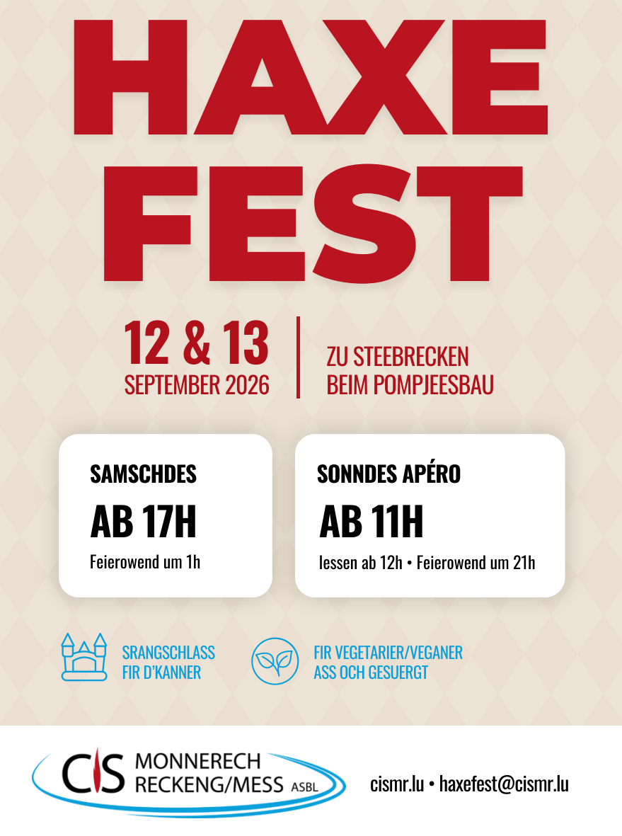 HAXEFEST zu Steebrecken beim Pompjeesbau