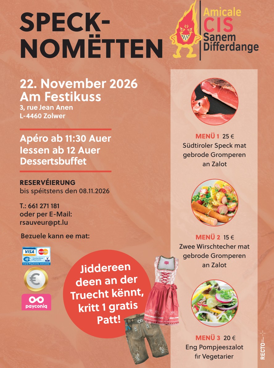 Specknom&euml;tteg am Festikus